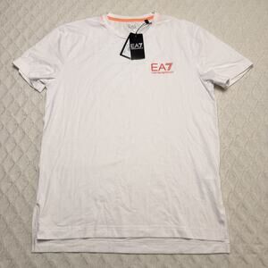 NEW EMPORIO ARMANI EA7 $95 Mens T Shirt Logo-Print Sweatshirt TOP shirt